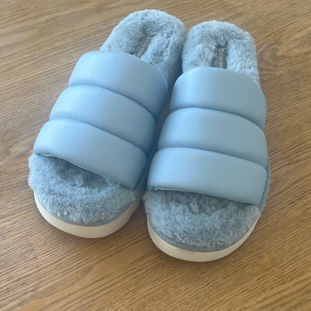 Koolaburra (UGG) Fuzzy Slippers (Women’s 10)